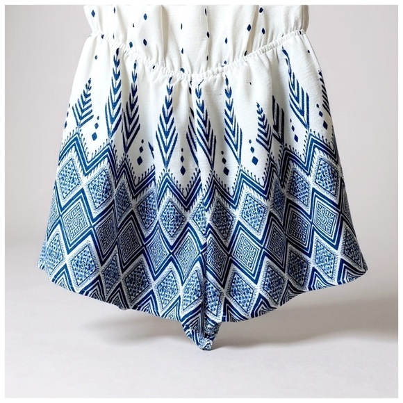 Collective Concepts Women’s 3/4 Sleeve Above-the-Knee Dress. Blue, White. XS​​​ - Picture 8 of 15